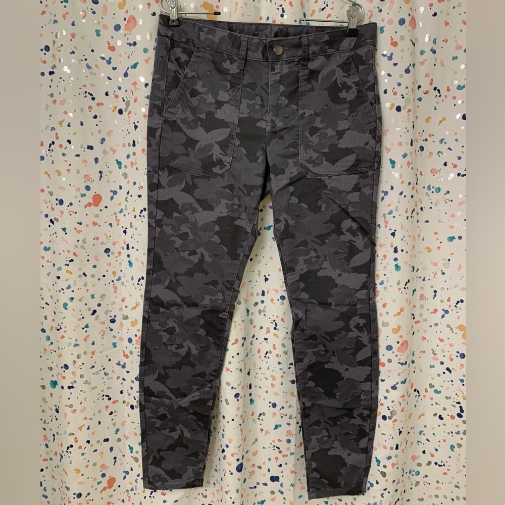 Joe Fresh Floral Camo Grey Jeans